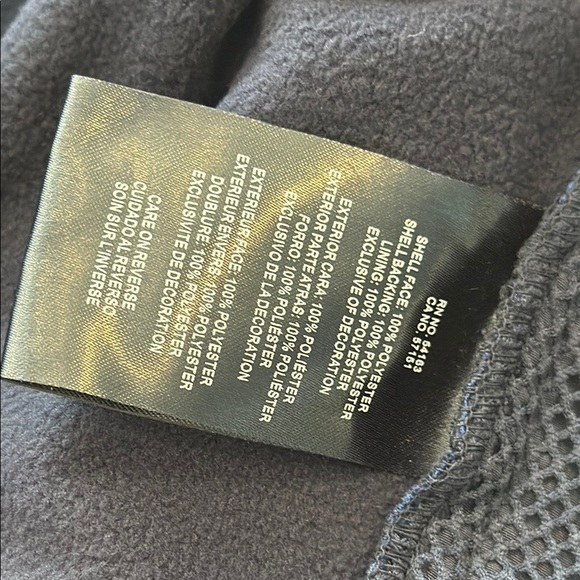 Champion XL Blue Water Resistant Windbreaker Full-Zip Stand-Up Collar - Picture 10 of 12